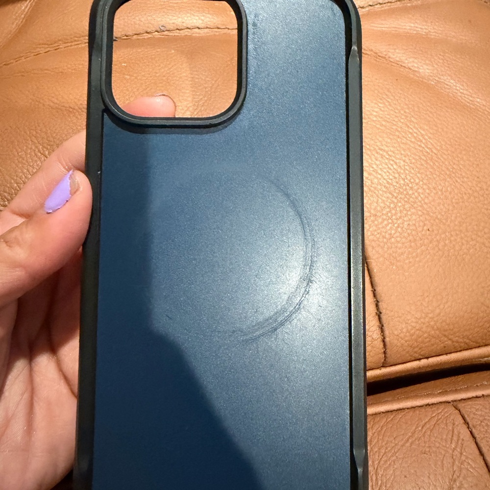 Nomad Midnight Blue and Black Phone Case